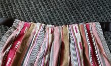 skirt pleated to ribbon for apron